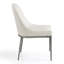 Chaise d'appoint rembourrée en métal martelé Lalia-126080946