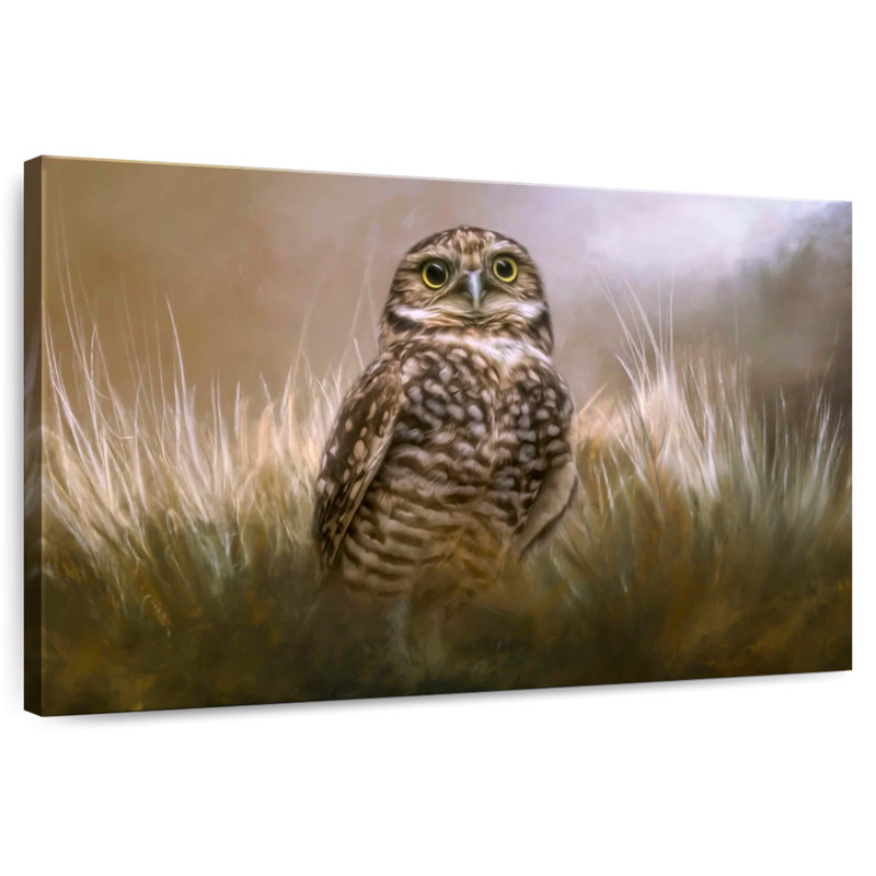 Brampt Owl Be Seeing You, 24" H x 36" W