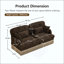 Canapé Comfy Chenille Leopard