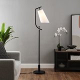 63'' Black Traditional Floor Lamp