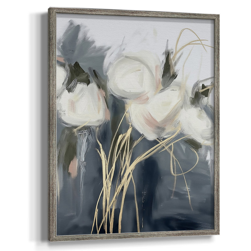 «FLORAL Series DCLxxxx», reproduction encadrée - bois massif, H 30 po x l 24 po