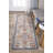 Beverly Oriental Orange/Blue/Cream Area Rug-1390942457