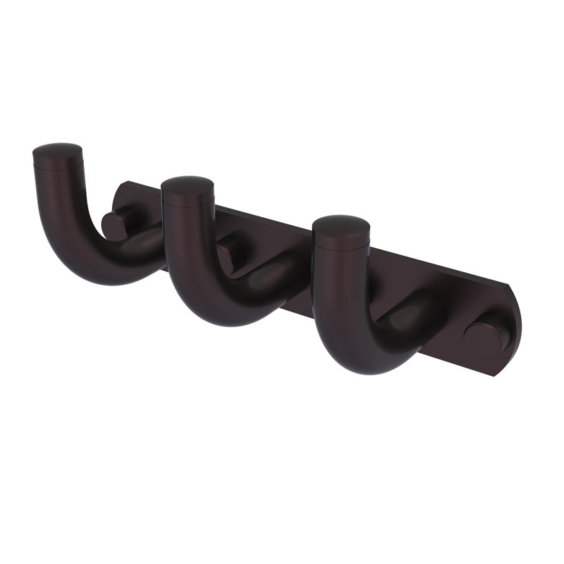 Antique Bronze 3-Position Wall Mounted Hook Rack