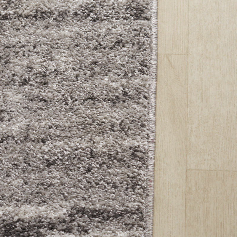 Tapis performance gris transitionnel à motif abstrait Artimas, Rectangle de 12 pi x 18 pi