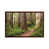 Toile avec cadre en bois brun classique est en rupture de stock