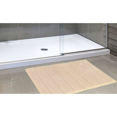 Tapis pour salle de bain en mousse viscoélastique antidérapante Zoar