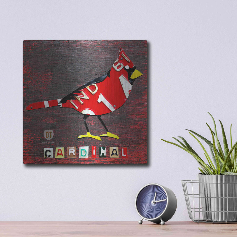 «Indiana Cardinal» par Design Turnpike, H 12 po x l 12 po