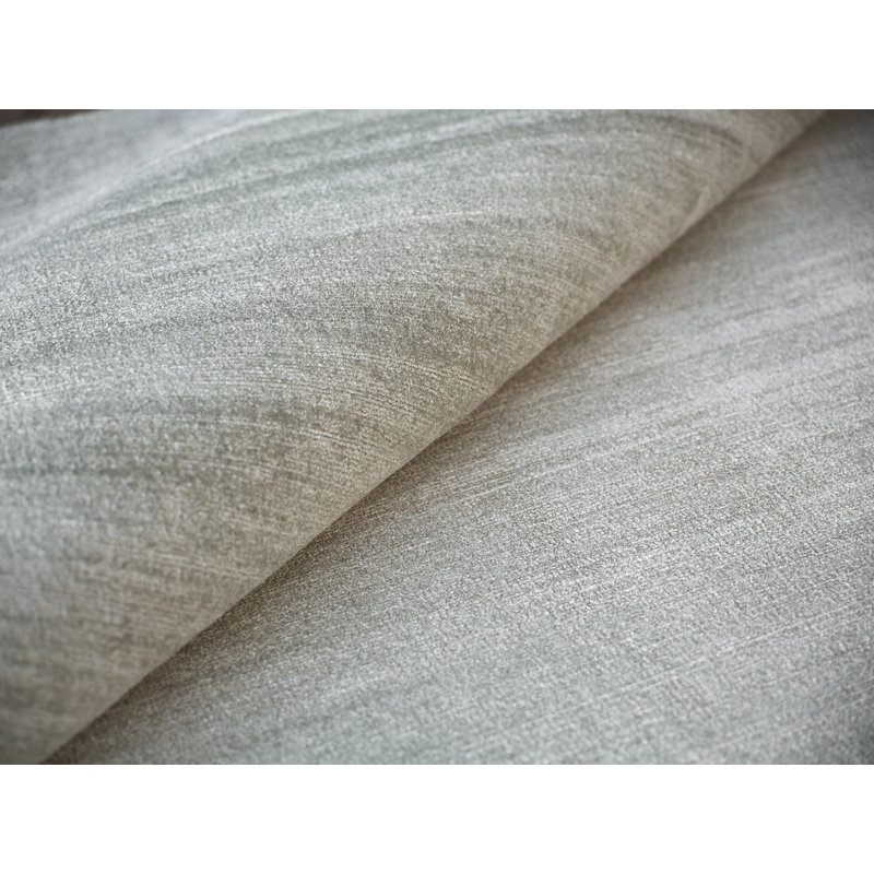 Martelli Modern Handmade Silky Nylon, Light Silver Area Rug, Rectangle 10' x 14'