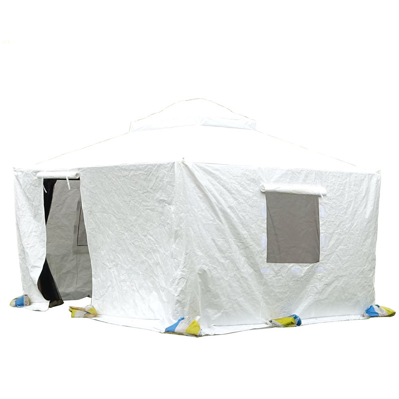 10'X12' Gazebo Cover For Hardtop Gazebos, Outdoor Universal Winter Gazebo Cover With Sidewalls And Mesh Windows, All Season Waterproof Enclosed Gazebo Cover, White