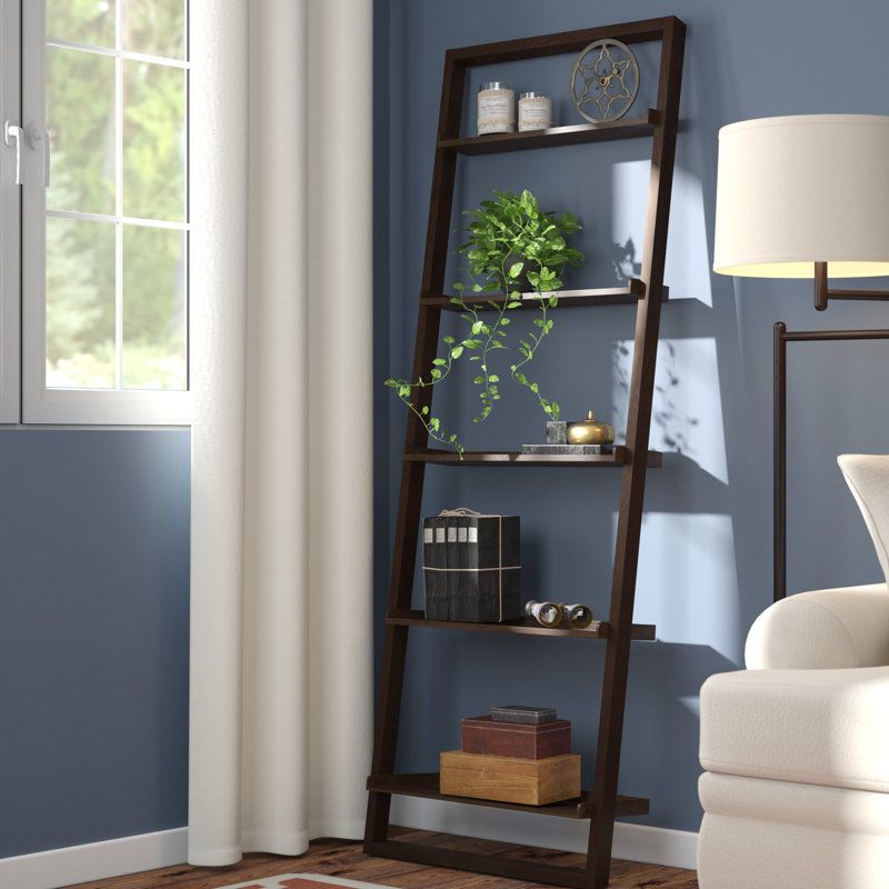 Albermarle 182.9cm H x 64.8cm W Ladder Bookcase