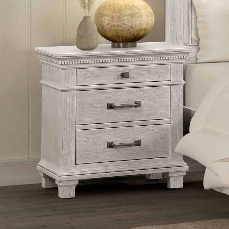 Table de chevet style transitionnel 1pc