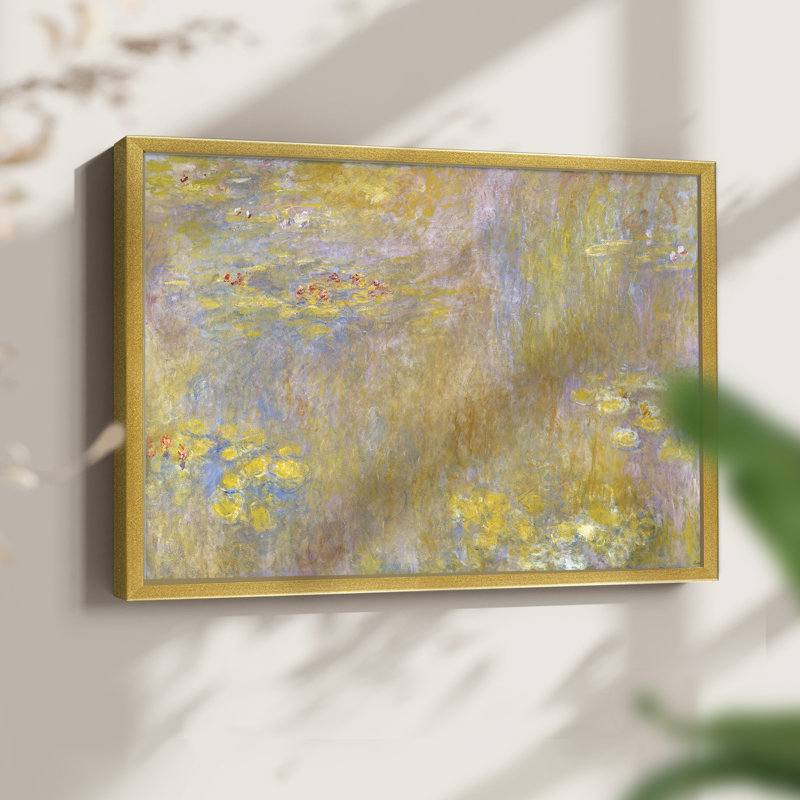 Claude-CVI -Framed Print - Restickable, 11" H x 14" W, Gold