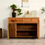 Armoire console en bois d'orme massif