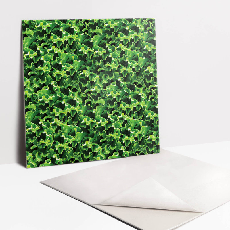 Ashantia 30 x 30 cm PVC Tile in Green