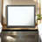 Haiden Weathered Black Finish Mirror-123942560