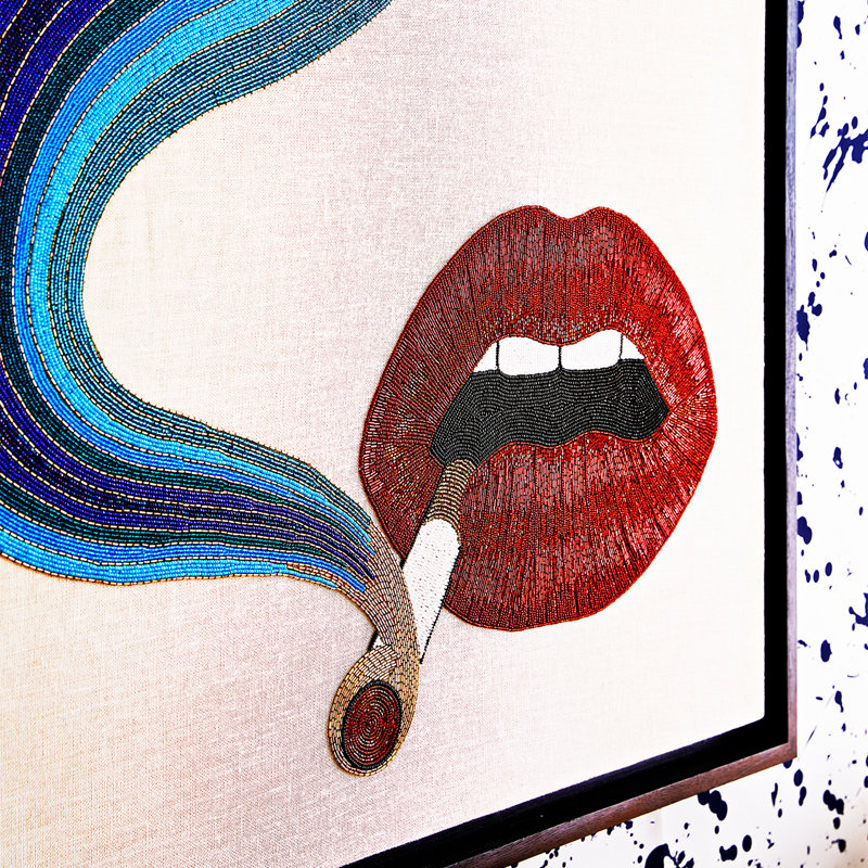 Smolder Beaded Wall Art