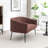 Upholstered Faux Fur Loveseat-1108305445-1108305451
