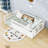 Wood Montessori Floor Bed With Light And Guardrails-1333106161-1333106163