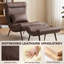 Faux Leather Accent Chair