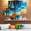 « praslin island tropical beach panorama », reproduction de photo sur toile tendue-18271087