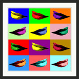 Modern Lips Print by Christopher Kennedy