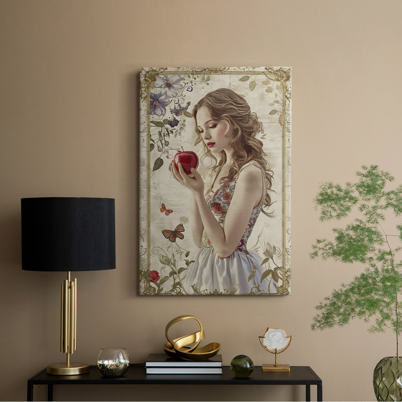 WOMEN Series CECLXVII - Toile tendue avec châssis de qualité supérieure - Prêt à être accroché, H 36 po x l 24 po