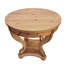 Table de salle à manger ronde à pieds courbés de style campagnard courbé, parfaite pour les repas confortables et la décoration-2009015858