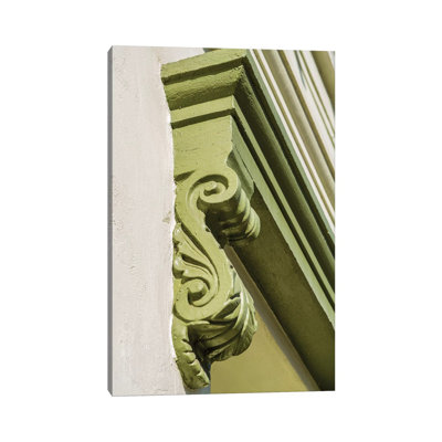 Architectural Detail on the Clarendon Building Old Sacramento Historic Center Sacramento CA 1 Piece Wrapped Canvas Wall Art