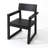 7-Piece HDPE Outdoor Dining Set for 6 – Weather-Resistant Patio Table with Umbrella Hole and 6 Armrest   Chairs, Durable Garden Furniture for Backyard, Lawn(Black)-1428633072-1428633075