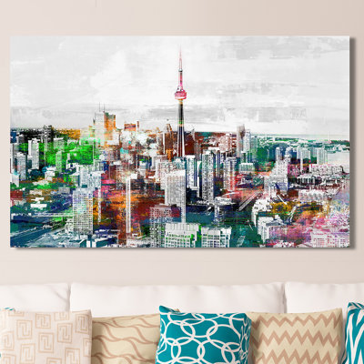 « toronto, ontario iii », reproduction d’impression sur toile tendue