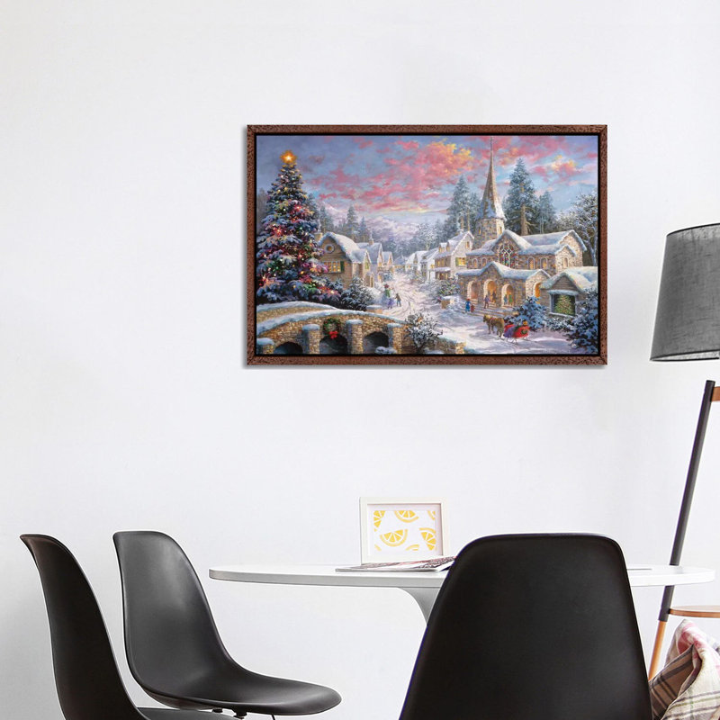 Nicky Boehme - Print on Canvas, 101.6 cm H x 66.04 cm W, Brown Framed Canvas