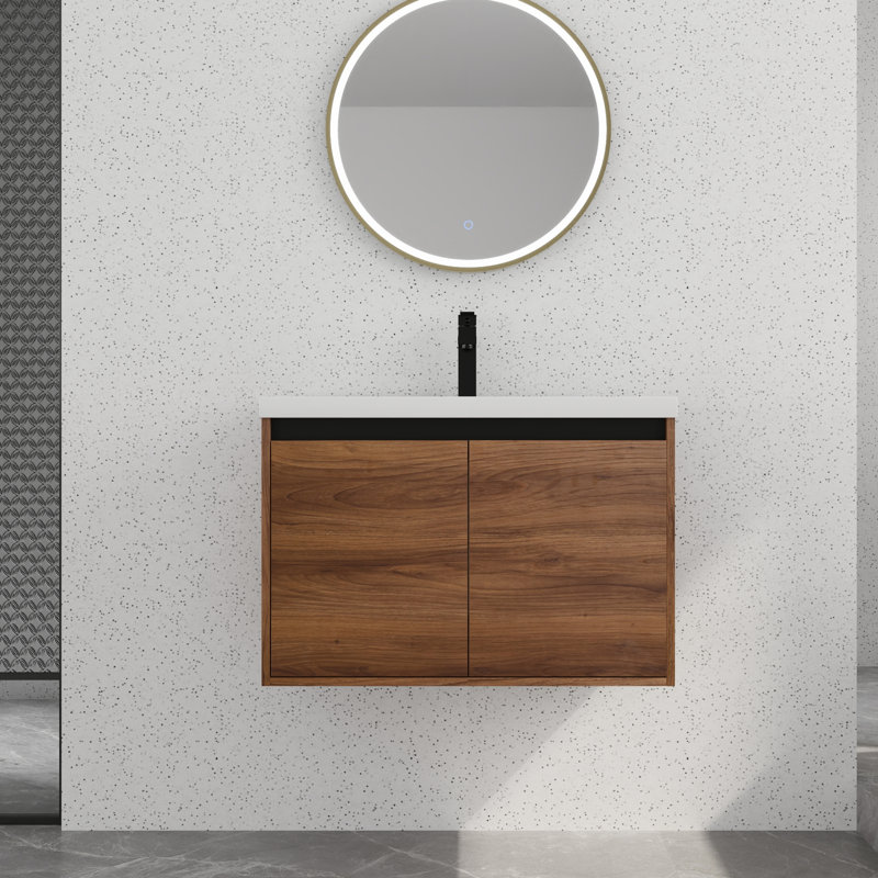 Ensemble de meuble-lavabo simple 29,53 avec plateau Deontrey