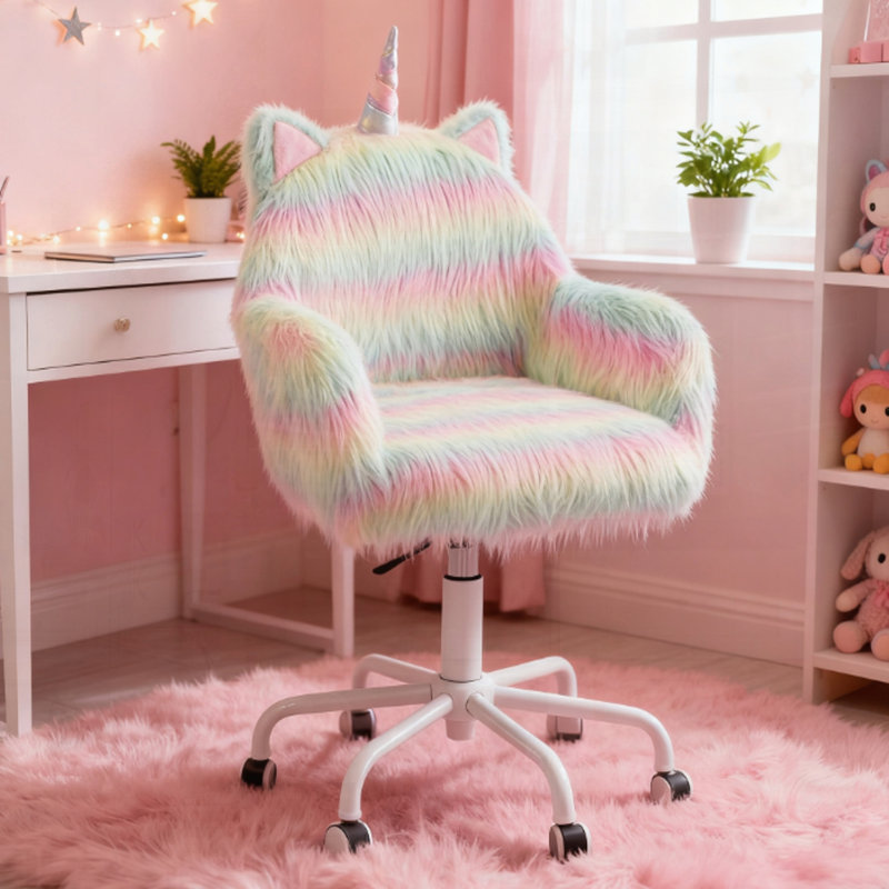 Fauteuil de bureau licorne Fuzzy