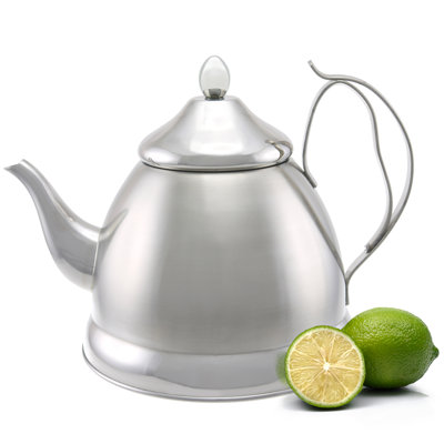 Creative Home 2 qt. Stainless Steel Whistling Stovetop Tea Kettle