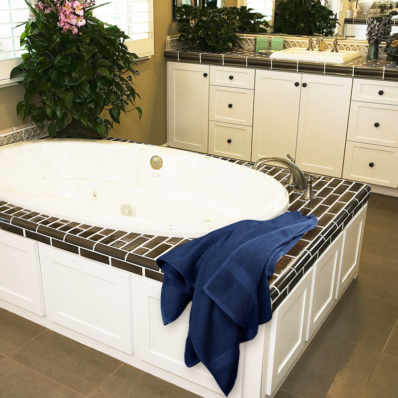 Saladin Bath Towel, Navy