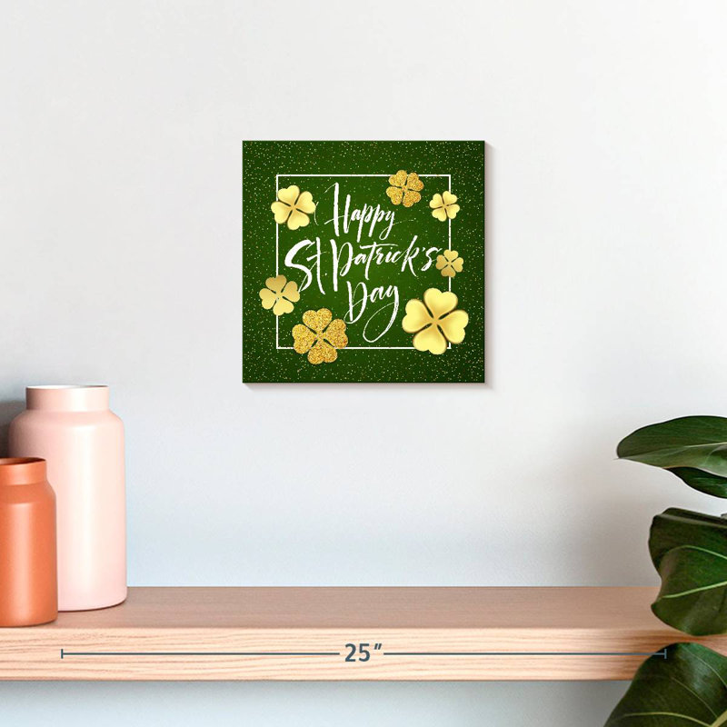 Paillettes Lelend St. Patrick's Day, H 10 po x l 10 po