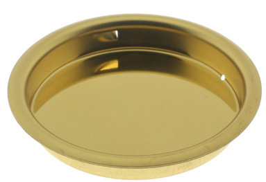 Solid Brass Round Flush Pull