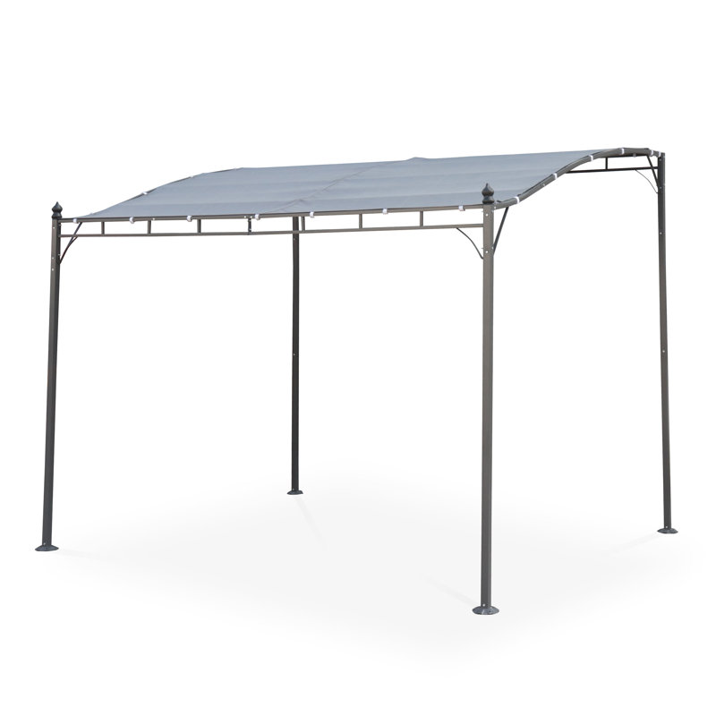 Laurits 3m x 2.5m Steel Patio Gazebo, Grey