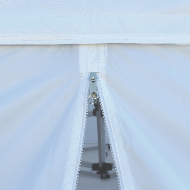 White Waterproof Outdoor Canopy Side Wall Kit, 10x10, 4-Pack