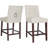 Audrick Upholstered Counter Stool with Solid Wood Frame-918350482-918350480