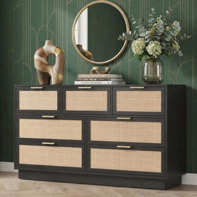 black boho dresser Dressers & Chests You'll Love drawer dresser—Google’s chic space My Actual Bust is:66