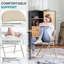 Chaise pliante de taille standard - Cuir rembourré et peu encombrant - Cuir d'unité centrale avec structure en métal - pour la maison / le bureau / la fête-471424304