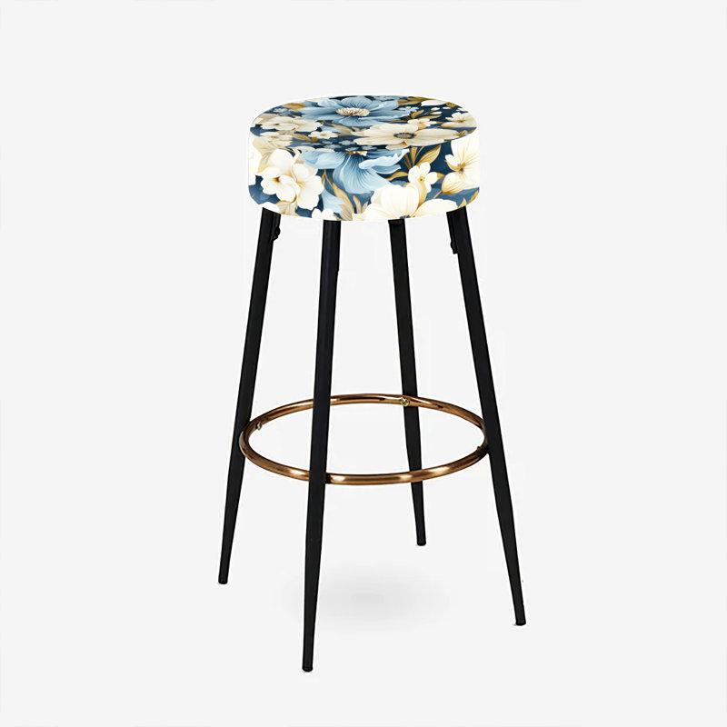 Ensemble de 2 tabourets de bar Blue Coastal Dreams