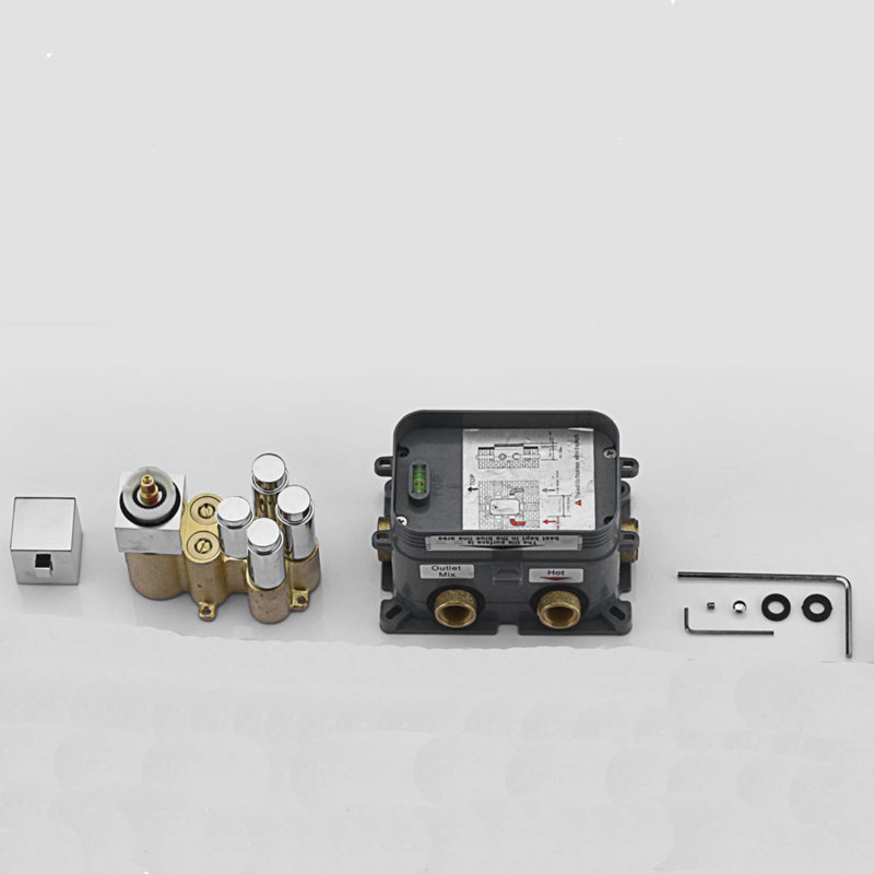 All-In-One Kit with Rough in-Valve, Brushed Nickel