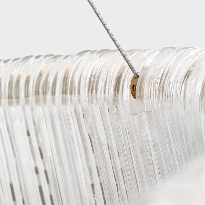 Maderno 8 - Light Metal LED Chandelier by Ian K. Fowler