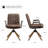 Jadd Swivel Faux Leather Home Office Task Desk Chair-1185214737