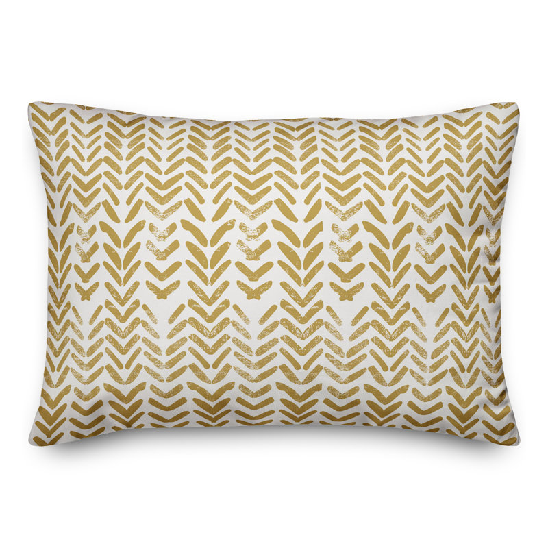 Outdoor Throw Pillow, Yellow