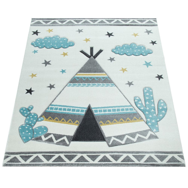 Mattias Flatweave Cream Rug, Rectangle 140 x 200cm