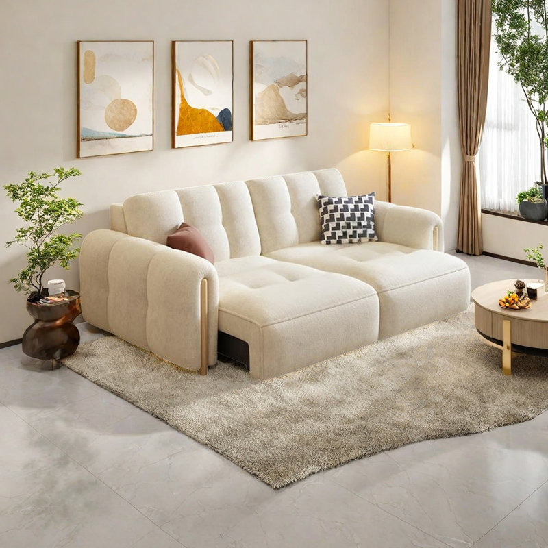 Stylish Minimalist Style Electric Sofa, 2, 36.22" H x 86.61" W x 41.73" D