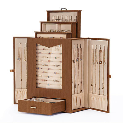 Jewellery Organizer With Transparent Window, Jewellery Box Display